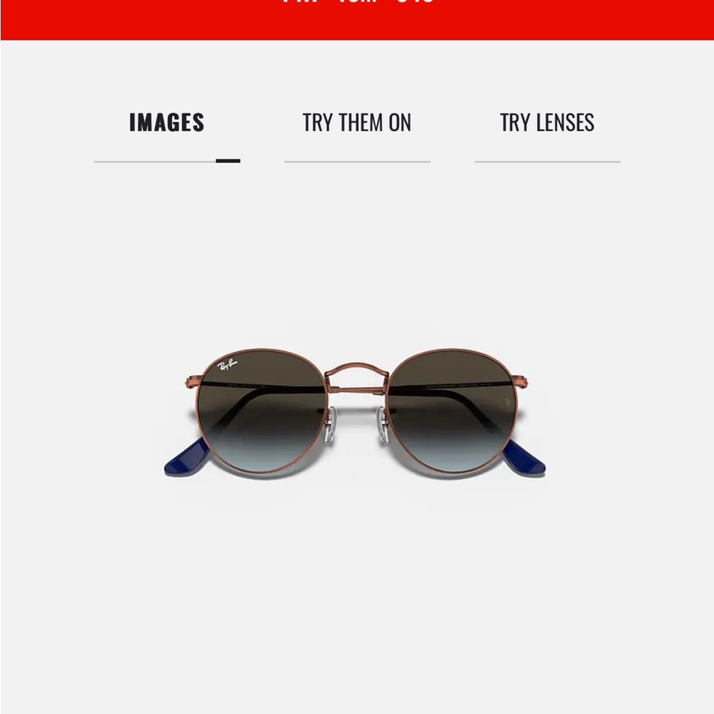 Ray ban sunglasses Shape
Round
Frame color
Polished Bronze-Copper like NEW